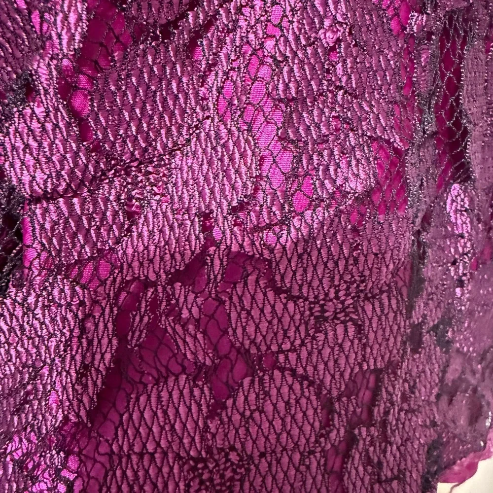 Victoria's Secret Gold Label Lace Camisole in Rich Purple Vintage